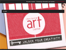 Tablet Screenshot of chestertonart.com